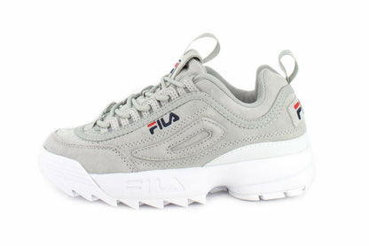 Fila Womens Disruptor II Premium Gray Violet/Gray Violet/White 8 B - Medium