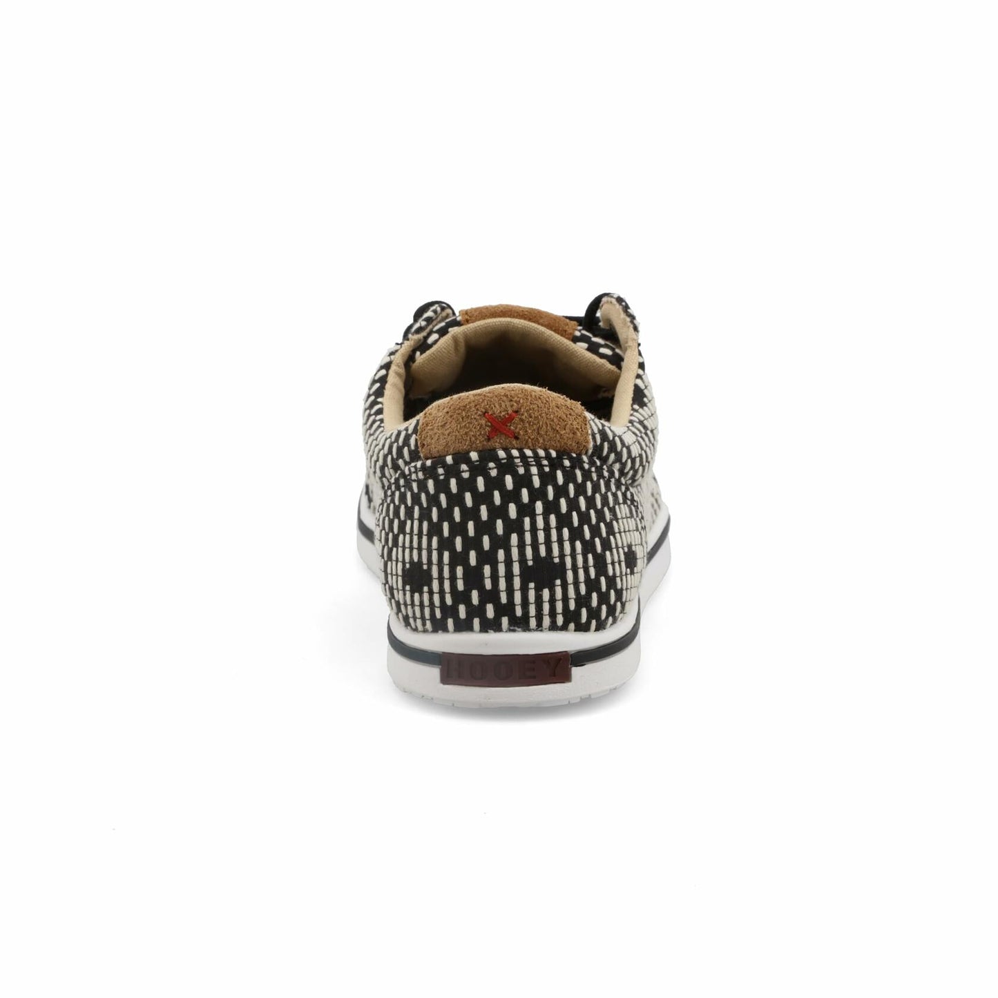 Twisted X Women's Hooey Loper, Moc Toe, Black & White, 11 M