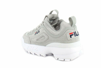 Fila Womens Disruptor II Premium Gray Violet/Gray Violet/White 8 B - Medium