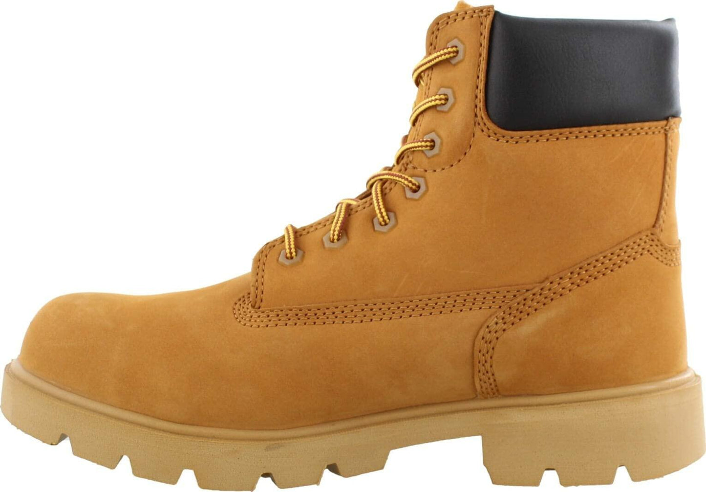 Timberland PRO® Sawhorse 6" Composite Safety Toe Shoes for Men and Women – Molded EVA Midsole - Padded Wheat Men's 5.5, Women's 7 Medium