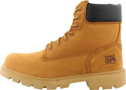Timberland PRO® Sawhorse 6" Composite Safety Toe Shoes for Men and Women – Molded EVA Midsole - Padded Wheat Men's 5.5, Women's 7 Medium