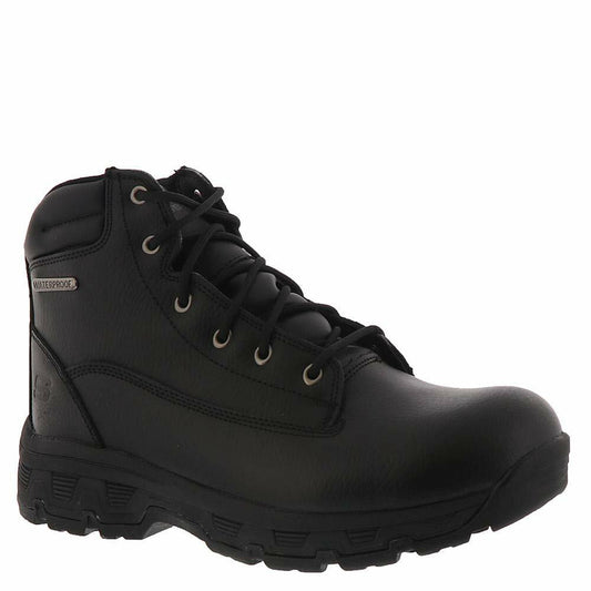 Skechers mens Morson- Sinatro Hiking Boot, Black, 6.5 US