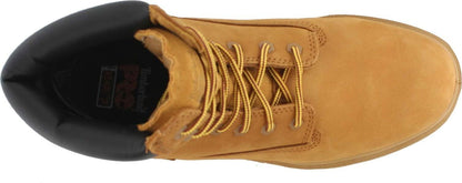 Timberland PRO® Sawhorse 6" Composite Safety Toe Shoes for Men and Women – Molded EVA Midsole - Padded Wheat Men's 5.5, Women's 7 Medium