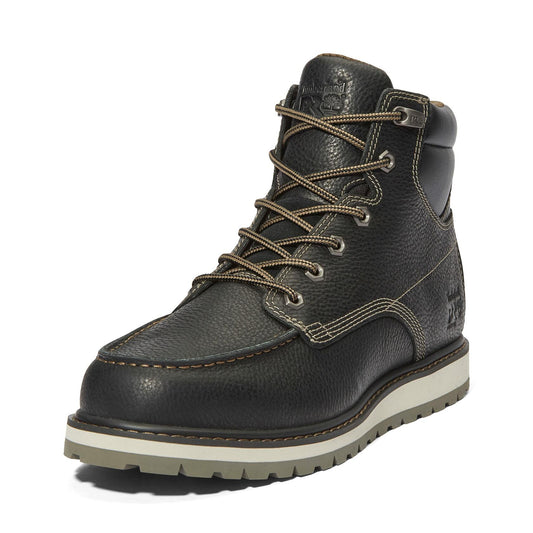 Timberland PRO Men's Irvine Wedge 6 Inch Soft Toe Industrial Work Boot, Black-2024 NEW, 7M