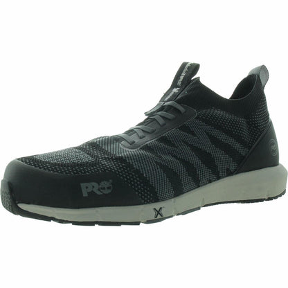 Timberland PRO® Radius Knit Composite Safety Toe Work Shoes – Rubber Outsoles – Moisture Absorbent - Breathable Black/Grey 11 D - Medium
