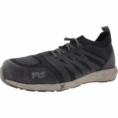 Timberland PRO® Radius Knit Composite Safety Toe Work Shoes – Rubber Outsoles – Moisture Absorbent - Breathable Black/Grey 11 D - Medium