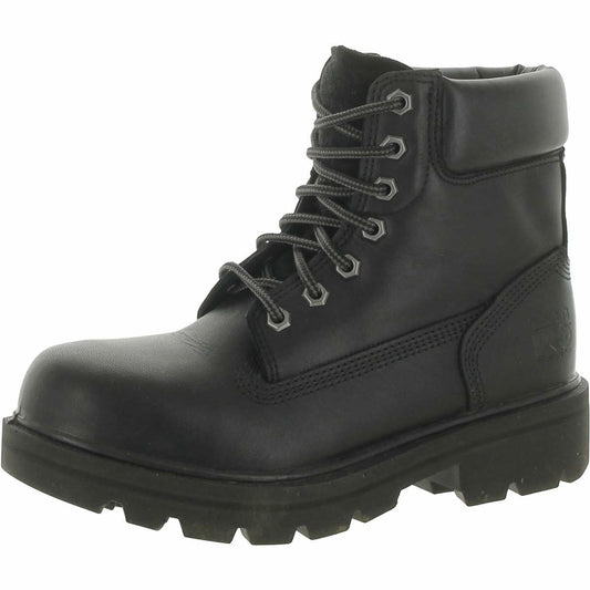 Timberland PRO® Sawhorse 6" Composite Safety Toe Shoes for Men and Women – Molded EVA Midsole - Padded Black Men's 3.5, Women's 5 Medium