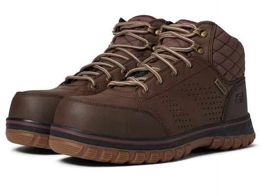 Skechers Work McColl108004 Womens Boot 8 BM US Brown