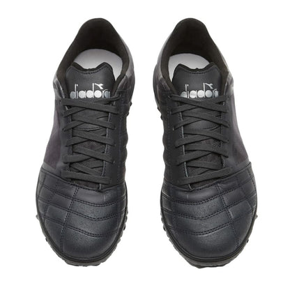 Diadora Brasil Sala Turf Shoes (Black/Silver, Numeric_11_Point_5)