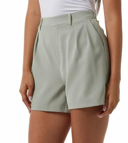 32 Degrees Cool Women's Pull On Pleated Short (US, Alpha, X-Large, Regular, Regular, Laurel (Green))