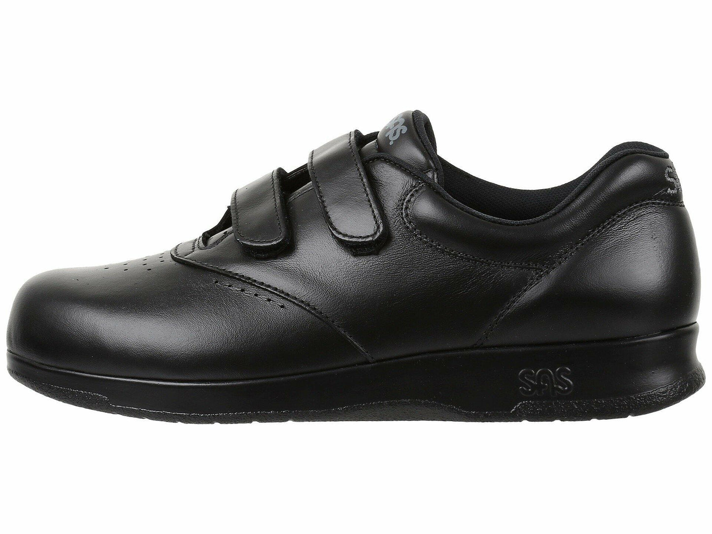 SAS Me Too Adjustable Comfort Shoe Black 10 N - Narrow (AA)
