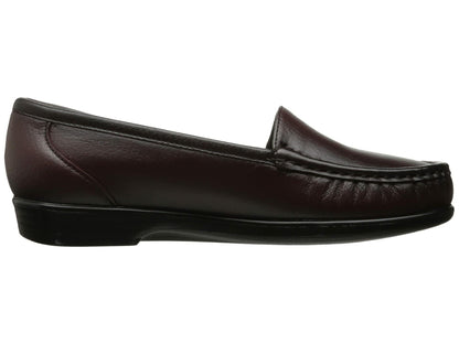 SAS® Simplify Comfort Loafers for Women – Tri-Pad® Comfort System – PU Construction - Supersoft® Antique Wine 8.5 M - Medium (B)