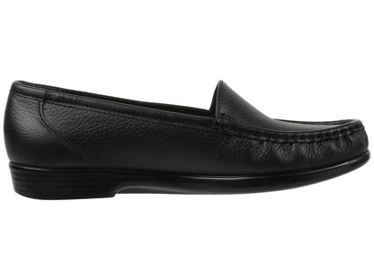 SAS® Simplify Comfort Loafers for Women – Tri-Pad® Comfort System – PU Construction - Supersoft® Black 10 N - Narrow (AA)