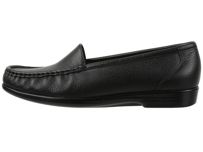 SAS® Simplify Comfort Loafers for Women – Tri-Pad® Comfort System – PU Construction - Supersoft® Black 10 N - Narrow (AA)