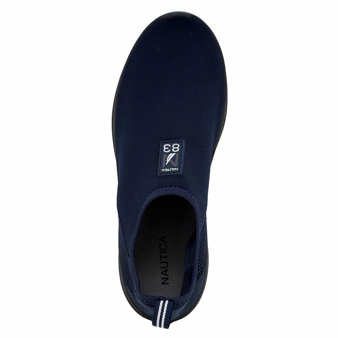 Nautica Women Men Water Shoe Quick Dry Aqua Socks Slip Resistant Comfortable Barefoot Shoes for Beach Swim Surf Pool Boat-Marc-Navy Charcoal-13