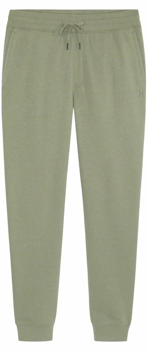 Hurley Mens Midweight Fleece Jogger (US, Alpha, Large, Regular, Regular, Sage Green)