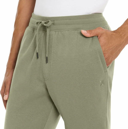 Hurley Mens Midweight Fleece Jogger (US, Alpha, Large, Regular, Regular, Sage Green)