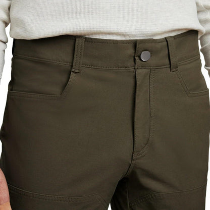 Kirkland Signature Men’s Stretch Tech Pant (Brown, 32W x 34L)