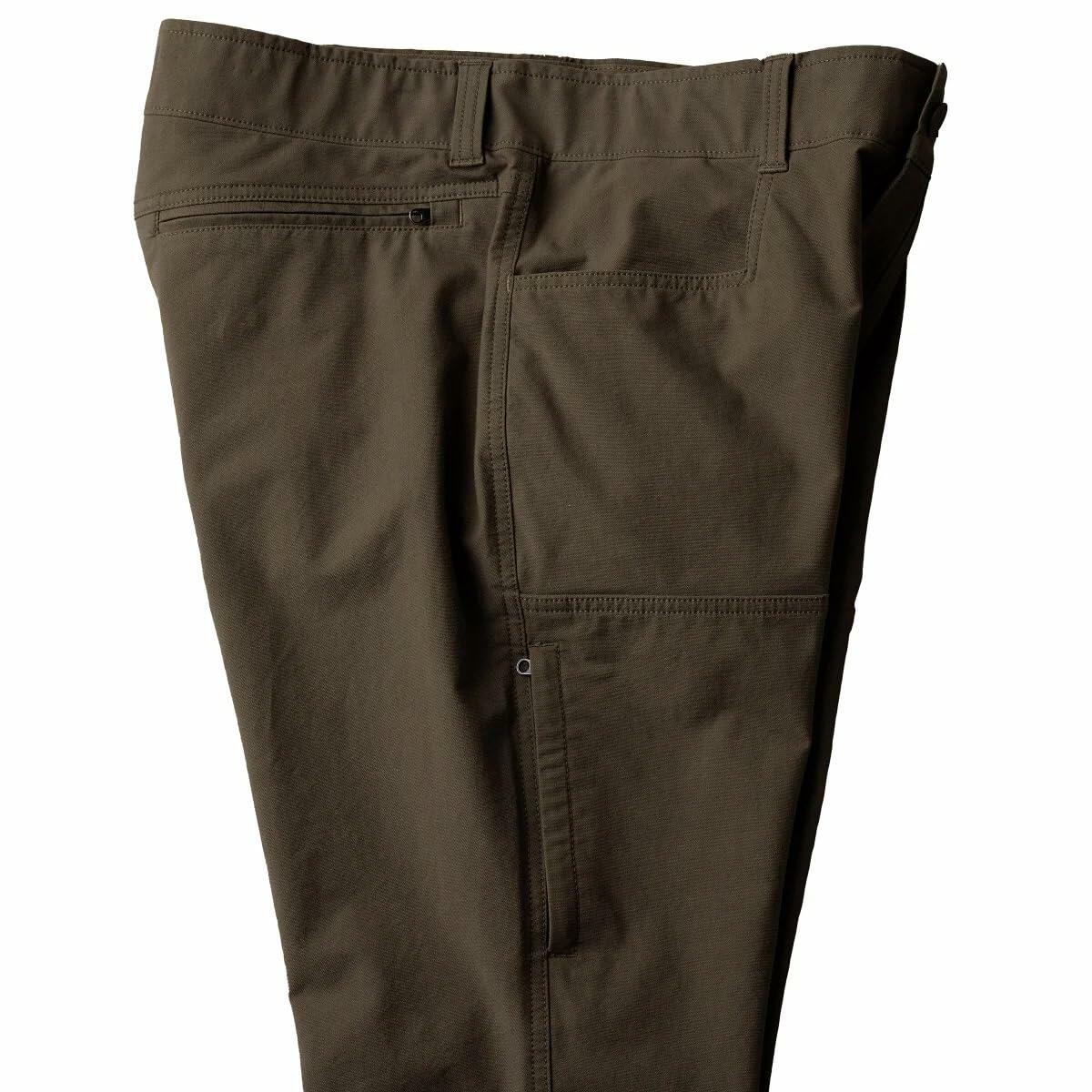 Kirkland Signature Men’s Stretch Tech Pant (Brown, 38W x 34L)