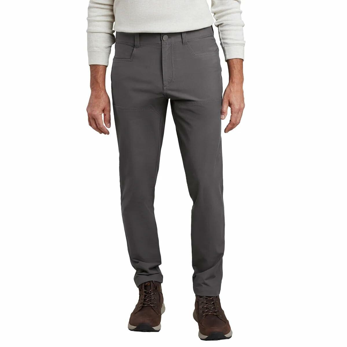 Kirkland Signature Men’s Stretch Tech Pant (Gray, 38W x 29L)