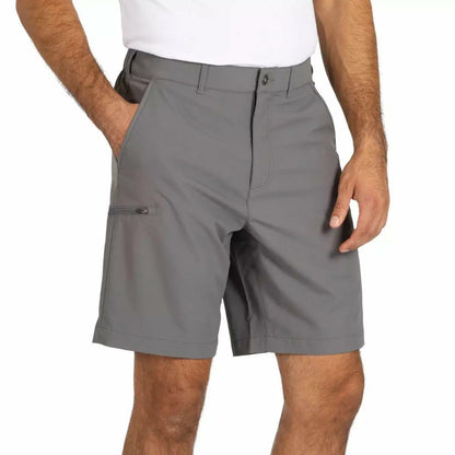 Gerry Men�s Elastic Waistband UPF 30+ Tech Short (Gray, 34)