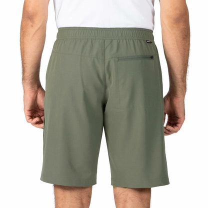 Gerry Men's 4-Way Stretch Elastic Waistband Lightweight Trail Short (Green, XX-Large)