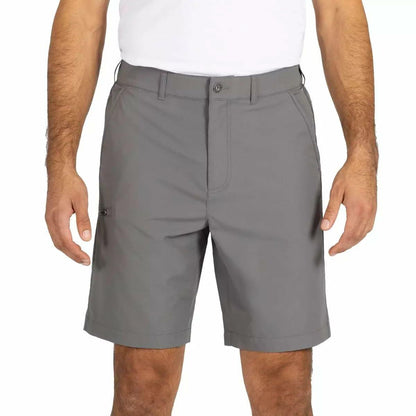 Gerry Men�s Elastic Waistband UPF 30+ Tech Short (Gray, 34)