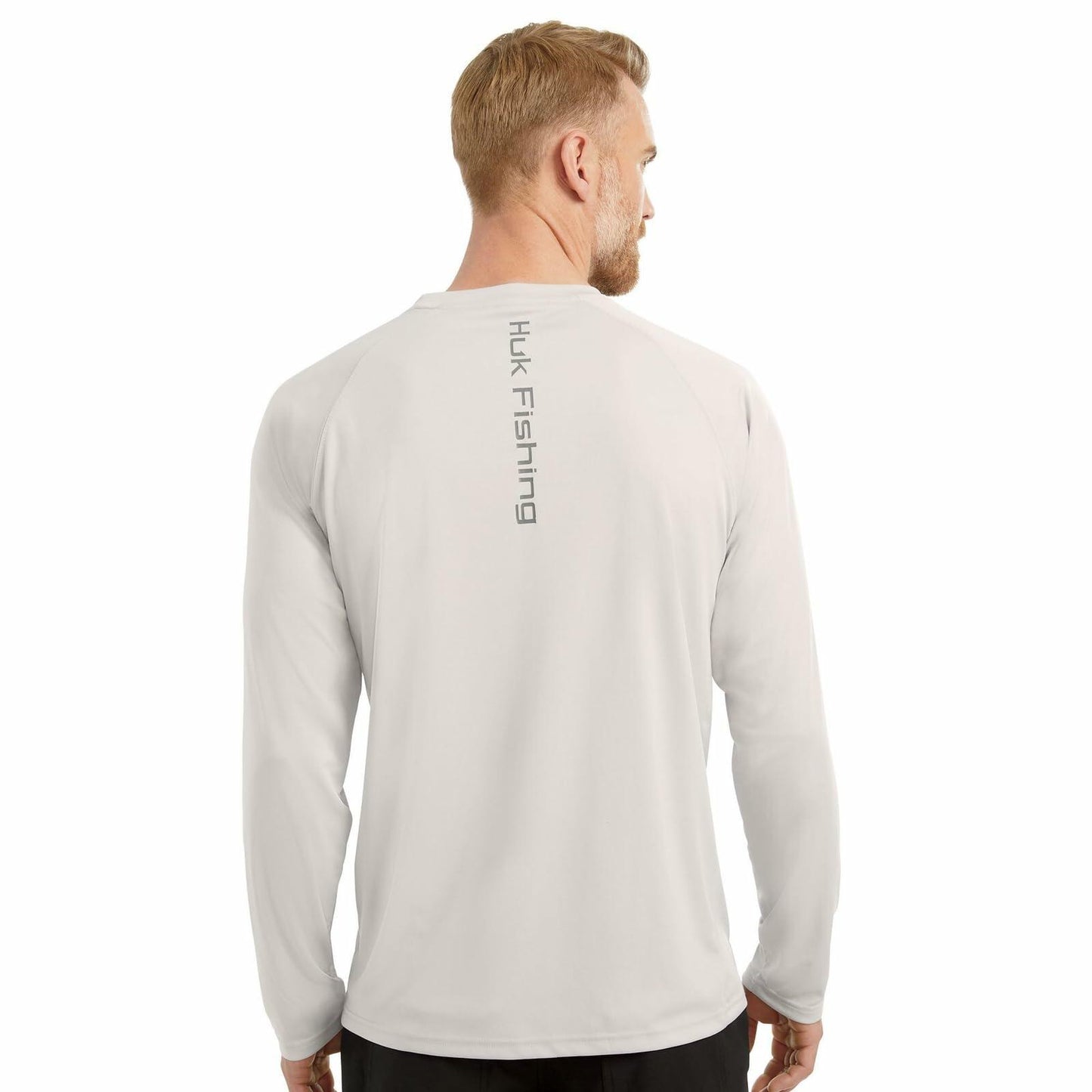 HUK Men's Standard Pursuit Vented Long Sleeve, 30 UPF Fishing Shirt, Harbor Mist, XX-Large