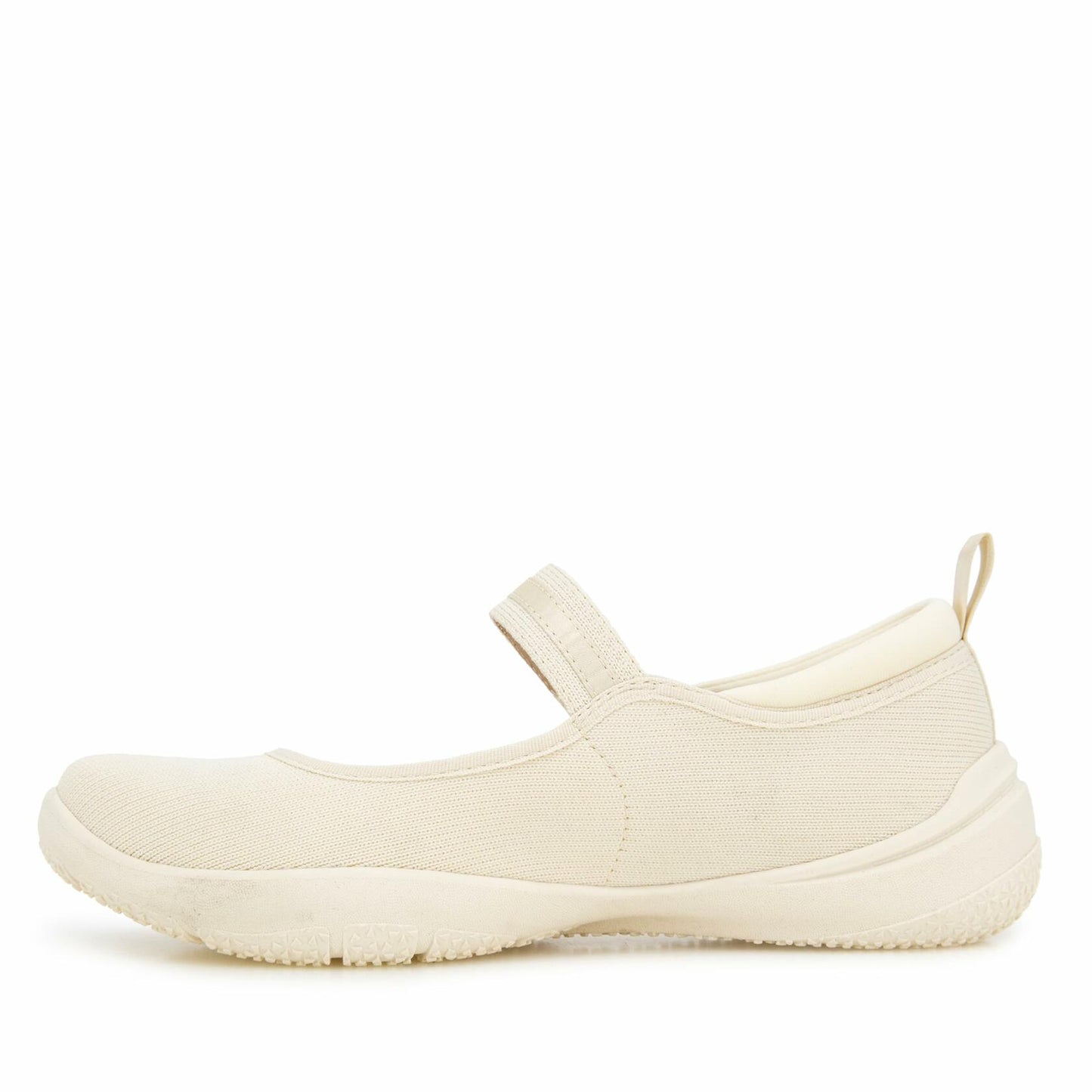 JBU Women's Merry Mary Jane Flat, Dk Eggshell, 7
