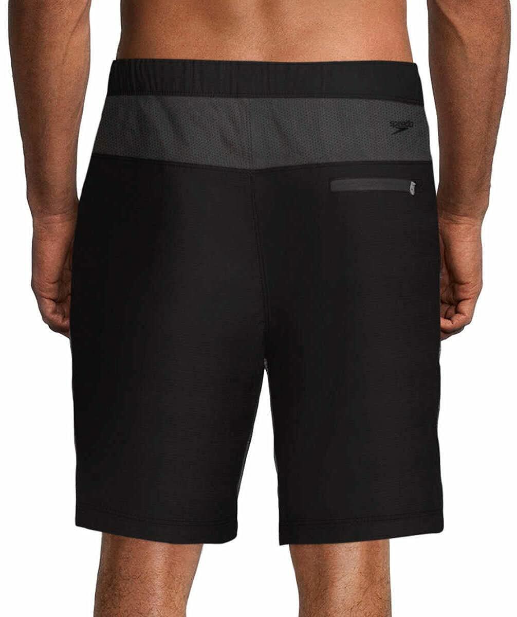 Speedo Mens Hydro Volley Swim Shorts (Black Speedo, Medium)