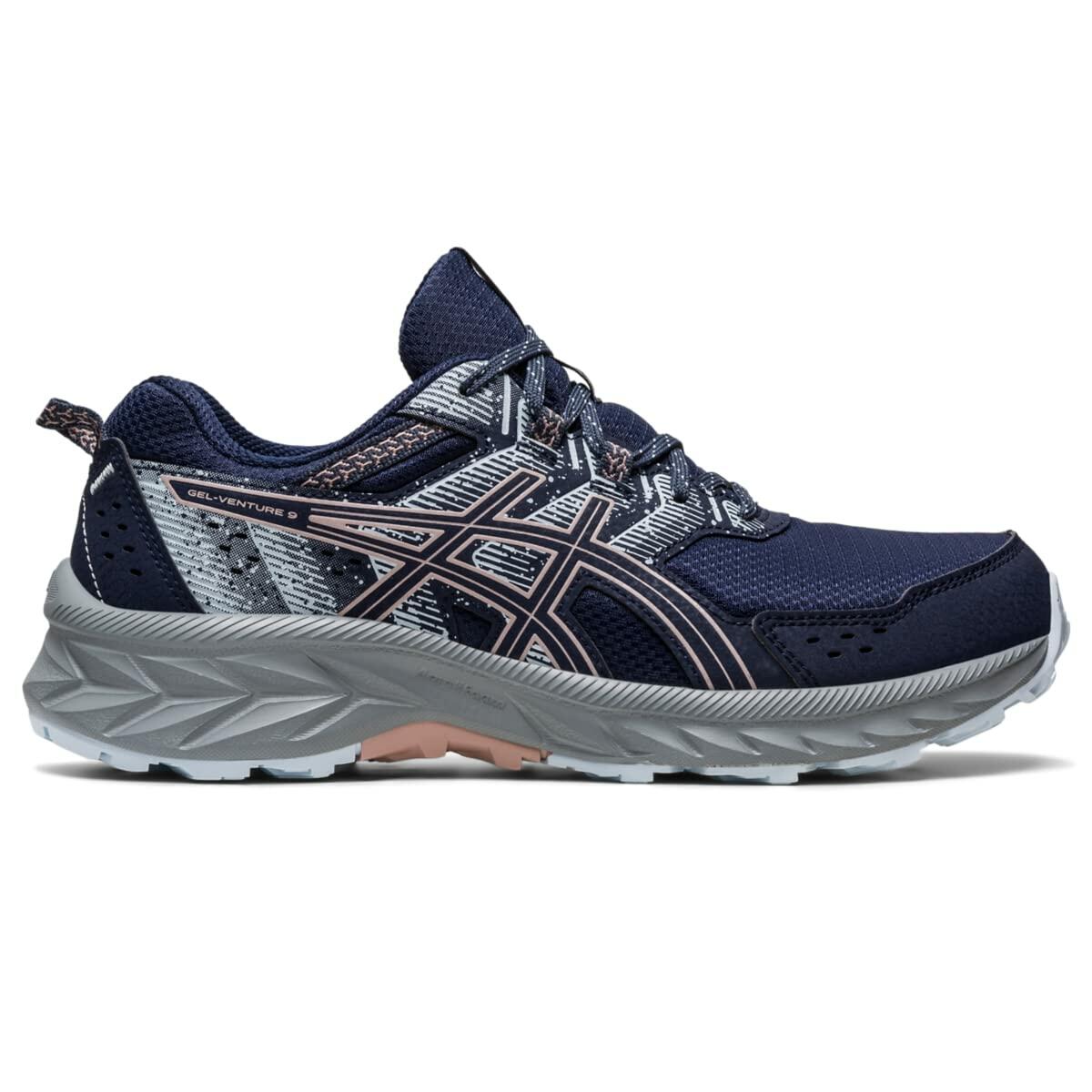 ASICS Women's Gel-Venture 9 Running Shoes, 9, Midnight/Fawn
