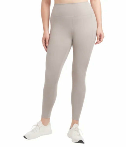 Danskin Women's High Waist Lightweight Legging Tight (US, Alpha, X-Small, Regular, Regular, Satellite (Light Brown))