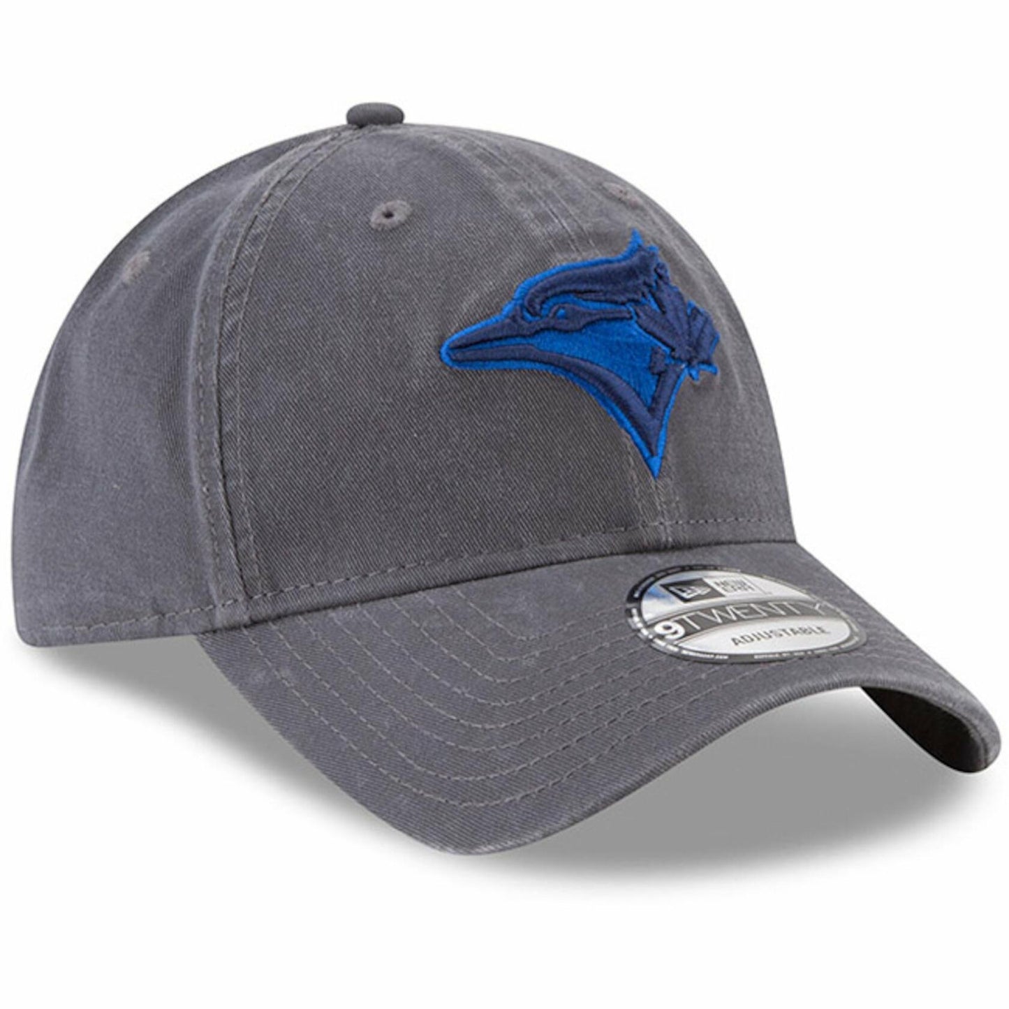 Toronto Blue Jays New Era Primary Logo Core Classic 9TWENTY Adjustable Hat Graphite
