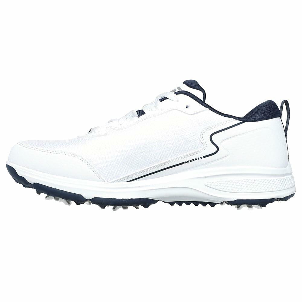 Skechers Men's Torque Sport Fairway Relaxed Fit Spiked Golf Shoe Sneaker, White Navy, 11