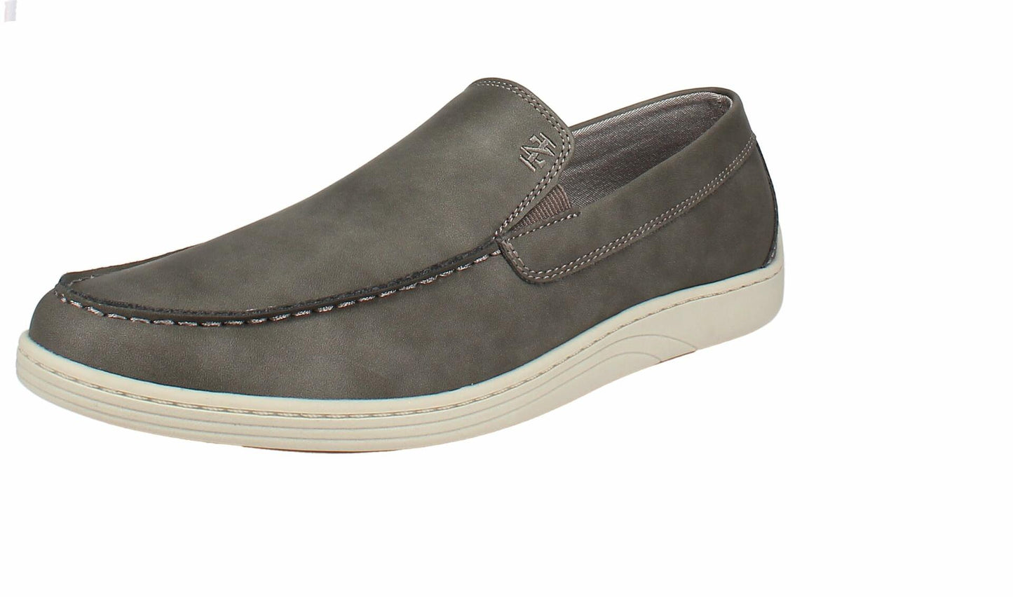 IZOD Men's Seapoint Casual Slip On Loafer, Gray, 10.5