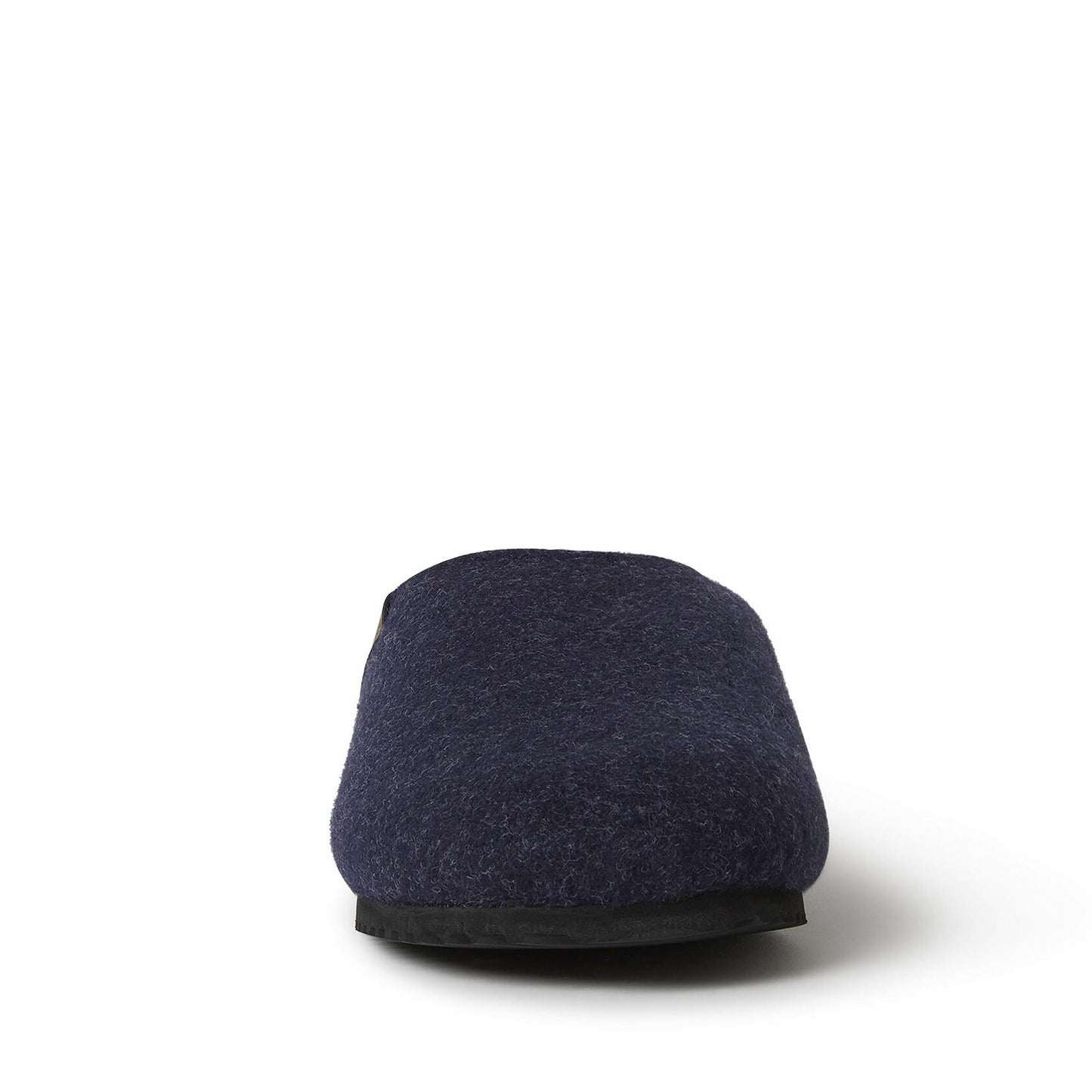Dearfoams Men's Microwool Clog with Molded Footbed Slipper, Navy, Small