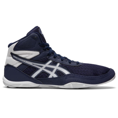 ASICS Kid's Matflex 6 Grade School Wrestling Shoes, K10, Peacoat/White