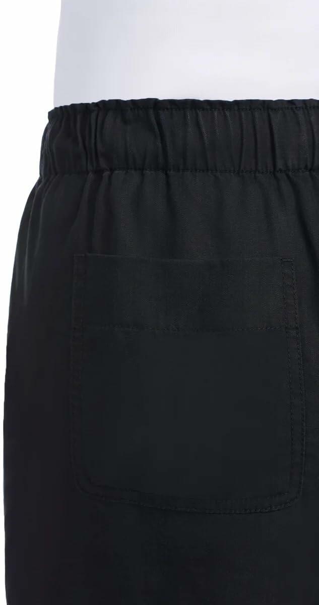 Hilary Radley Womens Lightweight Pull-on Tencel Short (US, Alpha, X-Large, Regular, Regular, Black)