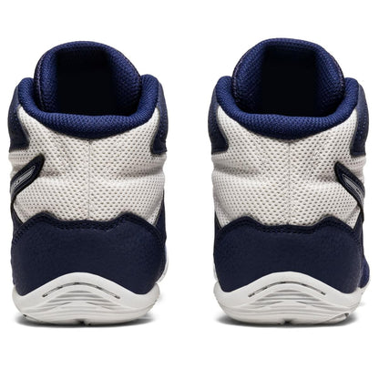ASICS Kid's Matflex 6 Grade School Wrestling Shoes, K10, Peacoat/White