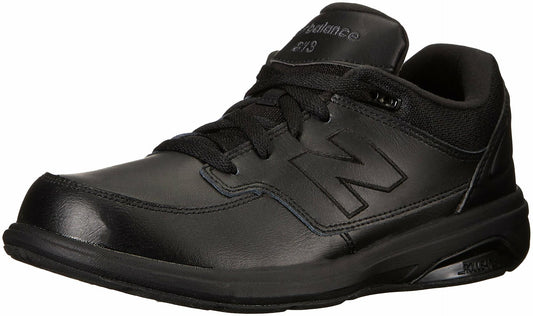 New Balance Men's 813 V1 Hook and Loop Walking Shoe, Black, 7