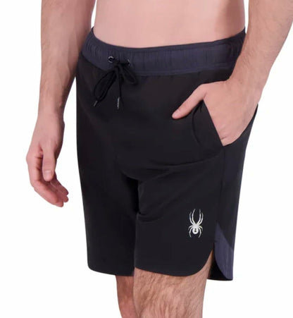 Spyder Men's UPF 30+ Breathable Comfort Stretch Swim Short (US, Alpha, Small, Regular, Regular, Black)