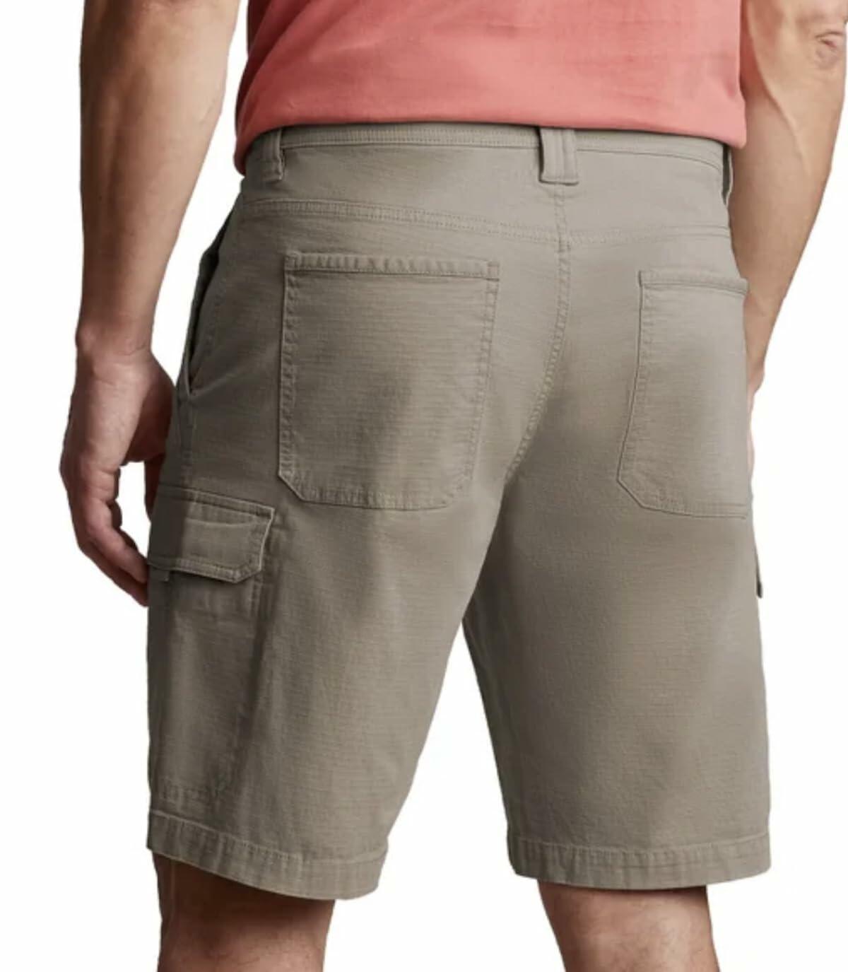 Copper & Oak Supply Co. Men's Venture Ripstop Stretch Cargo Short (US, Waist, 42, Regular, Tan)
