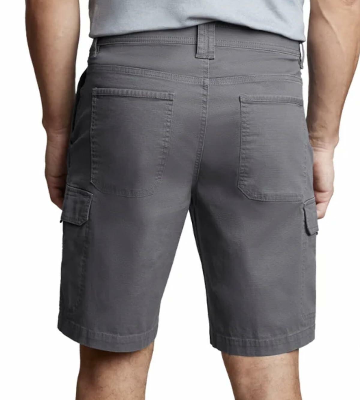 Copper & Oak Supply Co. Men's Venture Ripstop Stretch Cargo Short (US, Waist, 38, Regular, Gray)