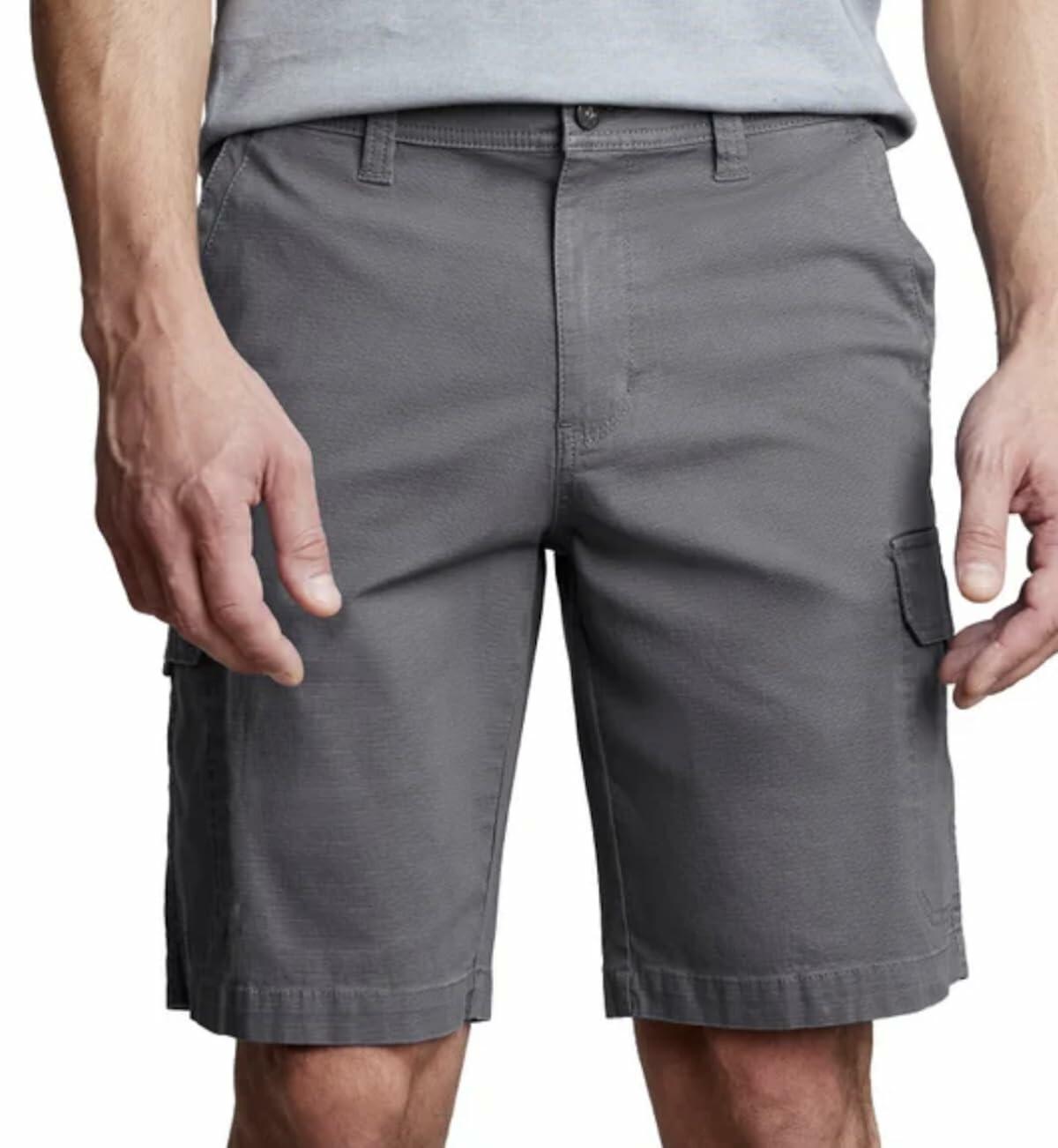 Copper & Oak Supply Co. Men's Venture Ripstop Stretch Cargo Short (US, Waist, 30, Regular, Gray)
