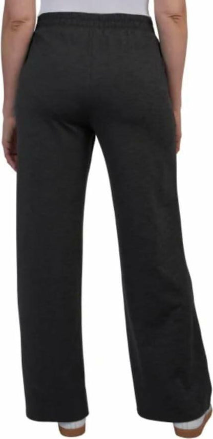 Kirkland Signature Women's Moisture Wicking Lightweight Pintuck Pant (US, Alpha, XX-Large, Regular, Regular, Black Noir Heather (Black))