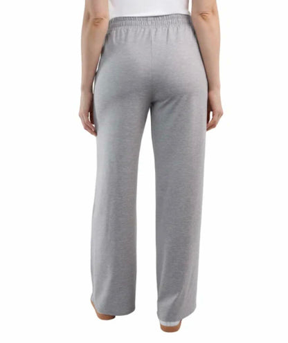 Kirkland Signature Women's Moisture Wicking Lightweight Pintuck Pant (US, Alpha, XX-Large, Regular, Regular, Pale Gray Heather (Light Gray))