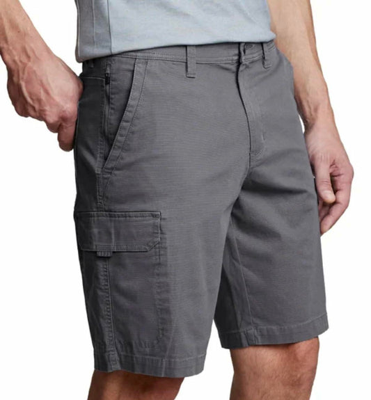 Copper & Oak Supply Co. Men's Venture Ripstop Stretch Cargo Short (US, Waist, 36, Regular, Gray)