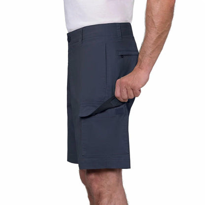 Wearfirst Men’s Classic Fit Stretch Lightweight Cargo Short (Blue, 30)
