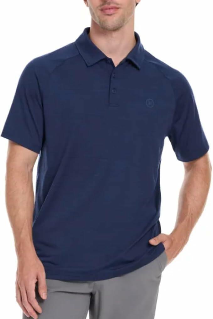 Hurley Men's Performance Polo Shirt (US, Alpha, Medium, Regular, Regular, Blue)