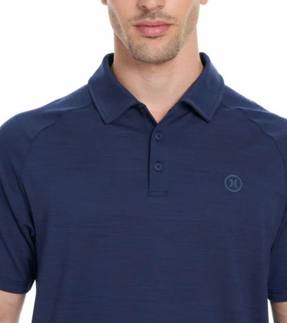 Hurley Men's Performance Polo Shirt (US, Alpha, Small, Regular, Regular, Blue)